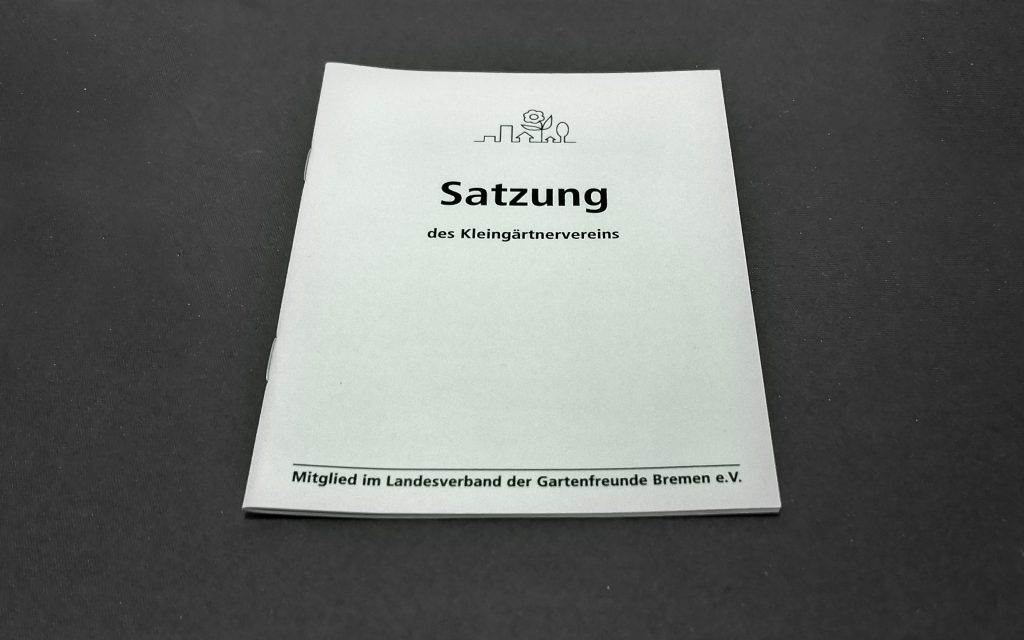 Kleingartenverein Fortschritt_Satzung
